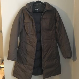 North Face Winter Coat Knee Length Long, S